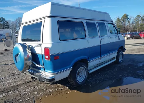 1985 Dodge Ram Wagon B150 из США, поврежденный, VIN 2B4HB11T9FK207910